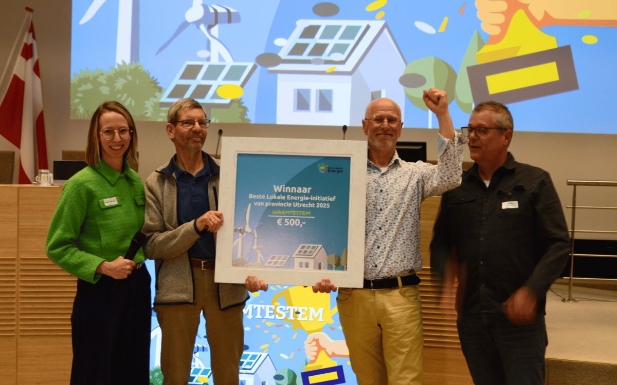 Warmtestem Amersfoort beste lokale energie-initiatief Utrecht 2025
