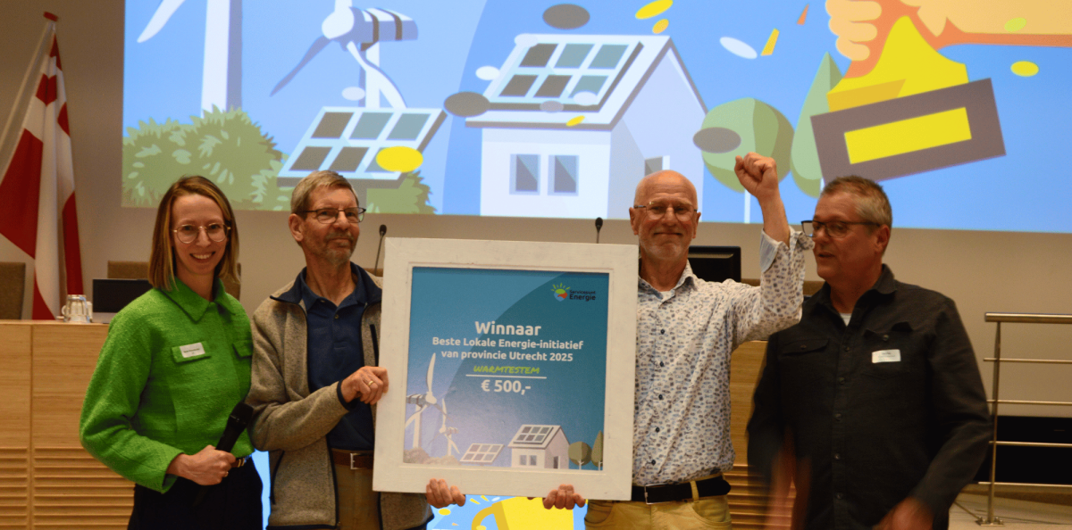 Warmtestem Amersfoort beste lokale energie-initiatief Utrecht 2025