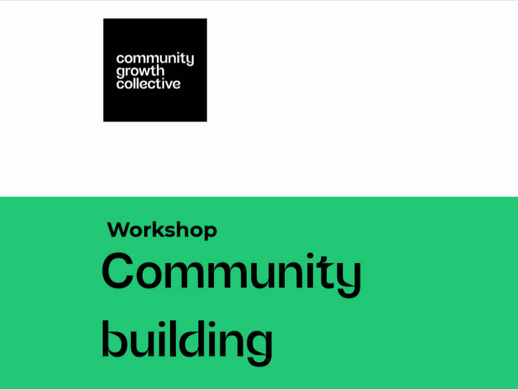 Presentatie Community Building